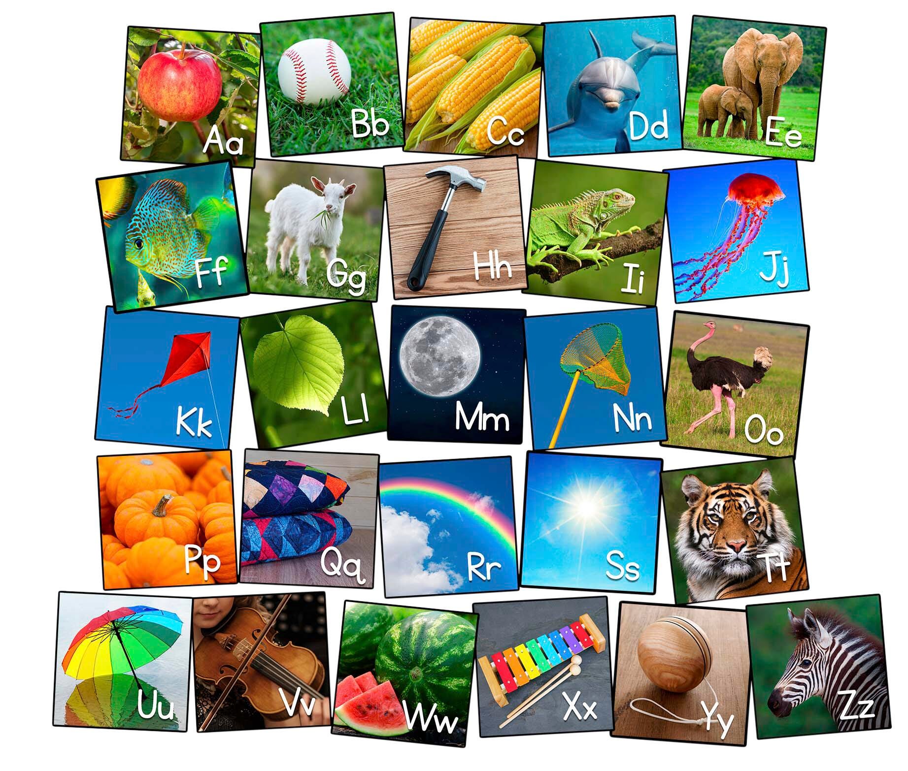 Childcraft Photofun Alphabet Squares Carpet Set of 26, 16 x 16 Inches, Item Number 2105272